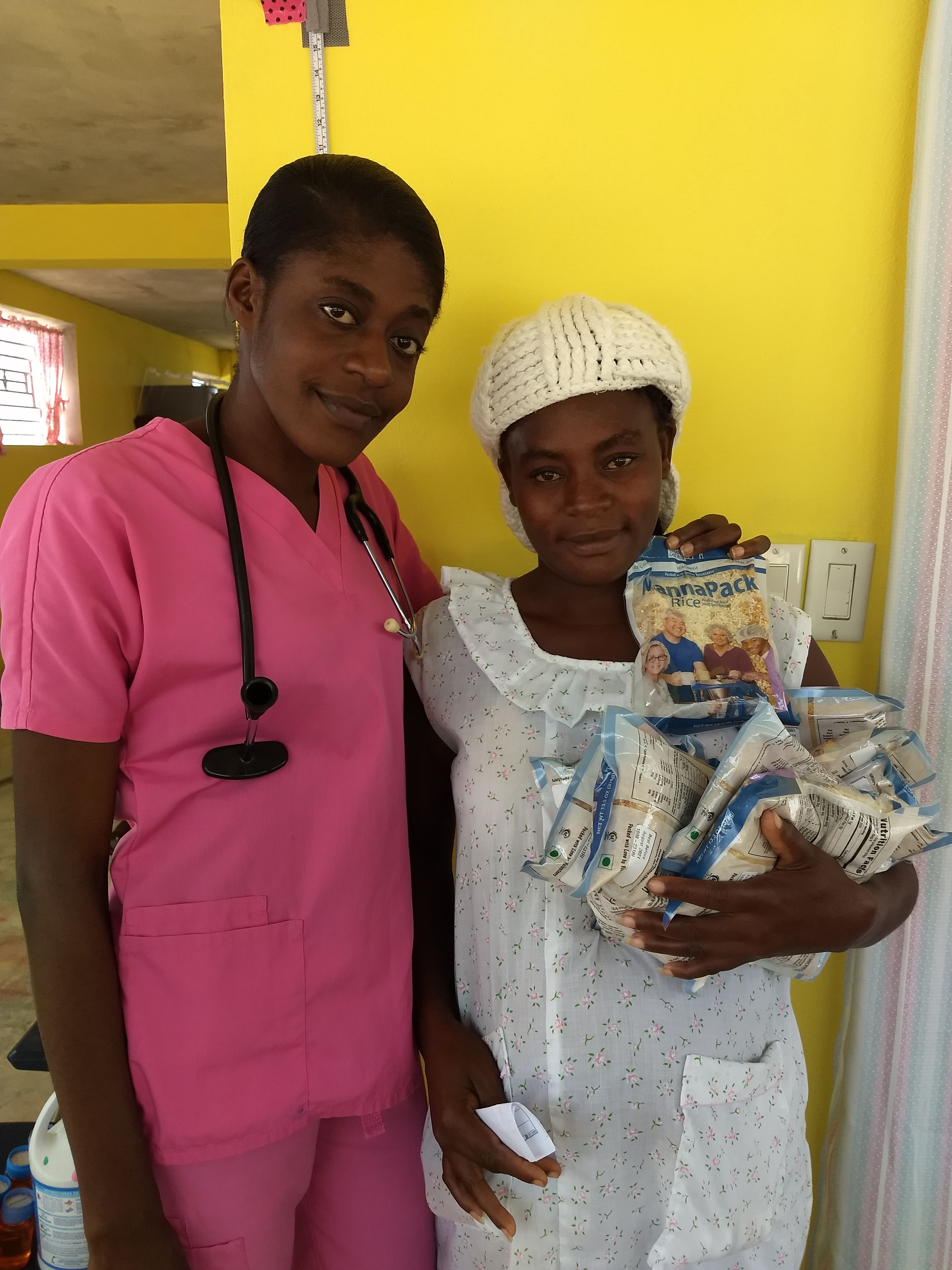 Kenia, RN midwife and new mom